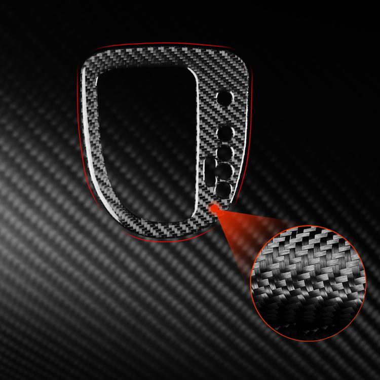 Carbon Fiber Car Gear Position Panel Decorative Sticker for SEAT Leon 2005-2012, Right Driver(Red) - Car Interior Mouldings by buy2fix | Online Shopping UK | buy2fix