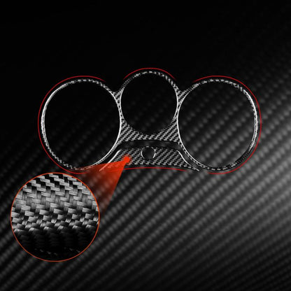 2pcs/Set Carbon Fiber Car Speedometer Surrounded Panel Decorative Sticker for SEAT Leon 2005-2012, Left and Right Driver(Red) - Car Interior Mouldings by buy2fix | Online Shopping UK | buy2fix