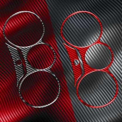 2pcs/Set Carbon Fiber Car Speedometer Surrounded Panel Decorative Sticker for SEAT Leon 2005-2012, Left and Right Driver(Black) - Car Interior Mouldings by buy2fix | Online Shopping UK | buy2fix