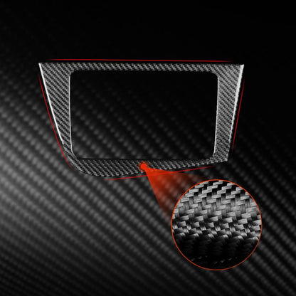 Carbon Fiber Car Center Console Panel Decorative Sticker for SEAT Leon 2005-2012, Right Driver(Black) - Car Interior Mouldings by buy2fix | Online Shopping UK | buy2fix