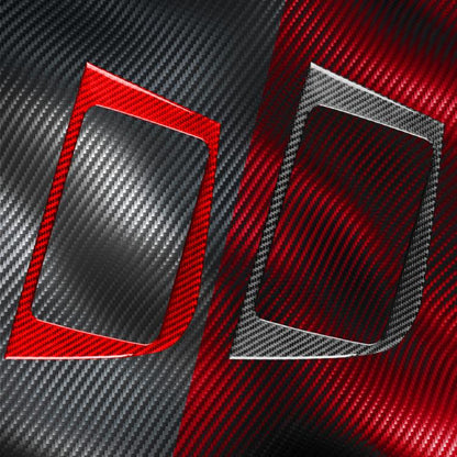 Carbon Fiber Car Center Console Panel Decorative Sticker for SEAT Leon 2005-2012, Right Driver(Red) - Car Interior Mouldings by buy2fix | Online Shopping UK | buy2fix