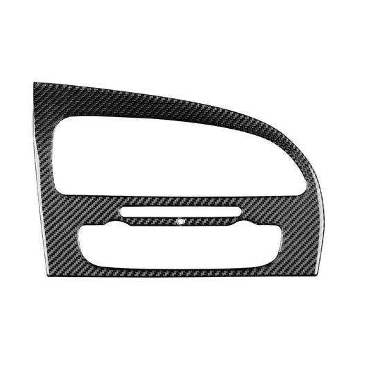 Carbon Fiber Car Center Console Air Conditioner Panel Decorative Sticker for SEAT Leon 2005-2012, Left Driver(Black) - Car Interior Mouldings by buy2fix | Online Shopping UK | buy2fix