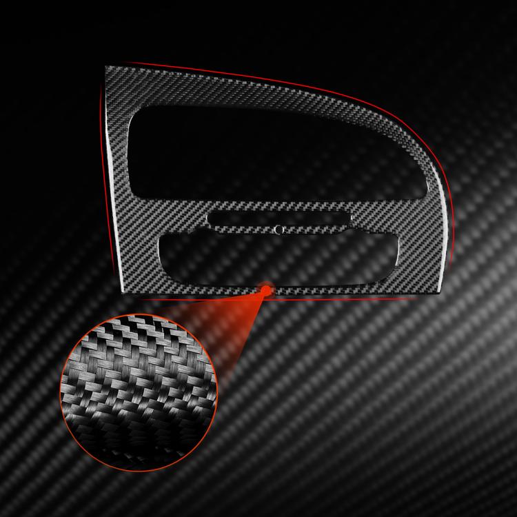 Carbon Fiber Car Center Console Air Conditioner Panel Decorative Sticker for SEAT Leon 2005-2012, Left Driver(Red) - Car Interior Mouldings by buy2fix | Online Shopping UK | buy2fix