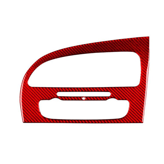 Carbon Fiber Car Center Console Air Conditioner Panel Decorative Sticker for SEAT Leon 2005-2012, Right Driver(Red) - Car Interior Mouldings by buy2fix | Online Shopping UK | buy2fix