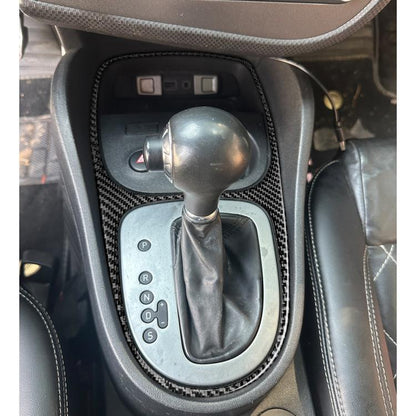 Carbon Fiber Car Gear Shift Frame Decorative Sticker for SEAT Leon 2005-2012, Left and Right Driver(Black) - Car Interior Mouldings by buy2fix | Online Shopping UK | buy2fix