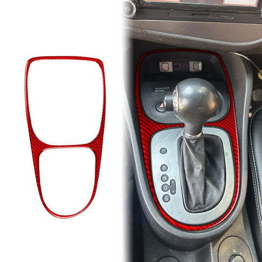 Carbon Fiber Car Gear Shift Frame Decorative Sticker for SEAT Leon 2005-2012, Left and Right Driver(Red) - Car Interior Mouldings by buy2fix | Online Shopping UK | buy2fix