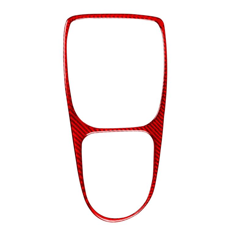 Carbon Fiber Car Gear Shift Frame Decorative Sticker for SEAT Leon 2005-2012, Left and Right Driver(Red) - Car Interior Mouldings by buy2fix | Online Shopping UK | buy2fix