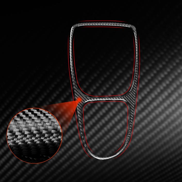 Carbon Fiber Car Gear Shift Frame Decorative Sticker for SEAT Leon 2005-2012, Left and Right Driver(Black) - Car Interior Mouldings by buy2fix | Online Shopping UK | buy2fix