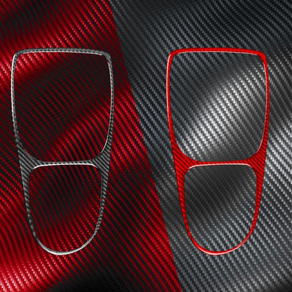 Carbon Fiber Car Gear Shift Frame Decorative Sticker for SEAT Leon 2005-2012, Left and Right Driver(Red) - Car Interior Mouldings by buy2fix | Online Shopping UK | buy2fix