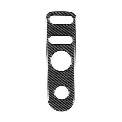 Carbon Fiber Car Rear Mirror Adjustment Panel B Decorative Sticker for SEAT Leon 2005-2012, Left and Right Driver(Black) - Car Interior Mouldings by buy2fix | Online Shopping UK | buy2fix