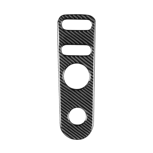 Carbon Fiber Car Rear Mirror Adjustment Panel B Decorative Sticker for SEAT Leon 2005-2012, Left and Right Driver(Black) - Car Interior Mouldings by buy2fix | Online Shopping UK | buy2fix