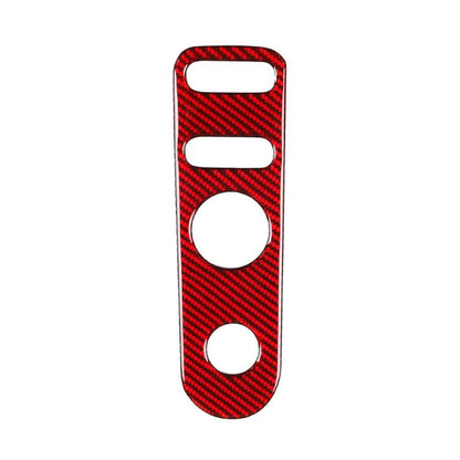 Carbon Fiber Car Rear Mirror Adjustment Panel B Decorative Sticker for SEAT Leon 2005-2012, Left and Right Driver(Red) - Car Interior Mouldings by buy2fix | Online Shopping UK | buy2fix