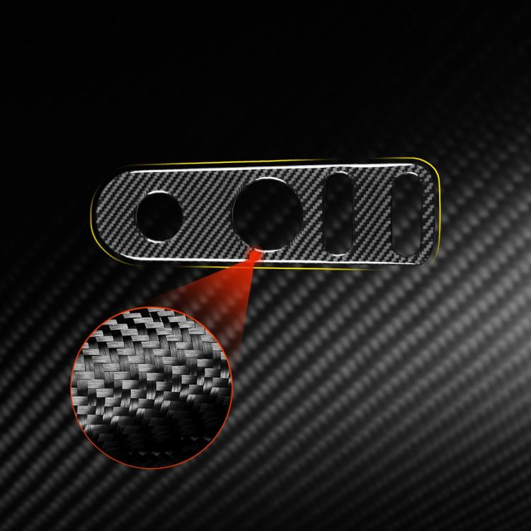 Carbon Fiber Car Rear Mirror Adjustment Panel B Decorative Sticker for SEAT Leon 2005-2012, Left and Right Driver(Red) - Car Interior Mouldings by buy2fix | Online Shopping UK | buy2fix