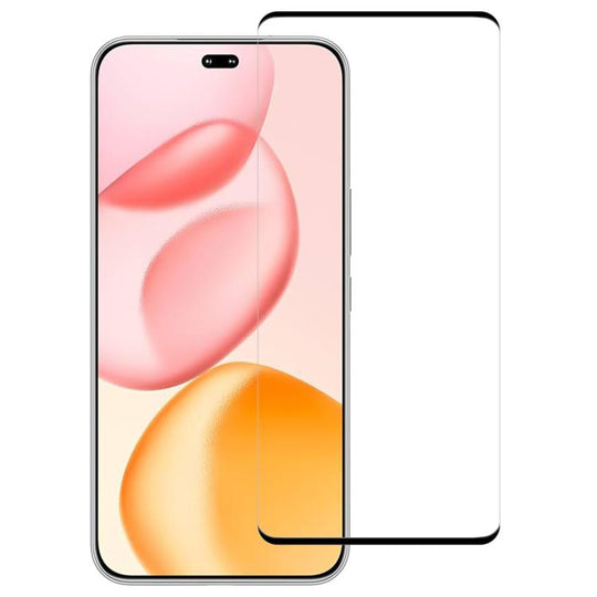 For Honor 90 Full Glue 9H HD 3D Curved Edge Tempered Glass Film(Black)