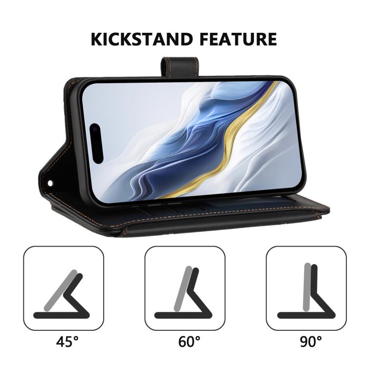 For iPhone Air Butterfly Love Flower Multi-card Zipper Wallet Leather Phone Case(Black) - iPhone Air Cases by buy2fix | Online Shopping UK | buy2fix