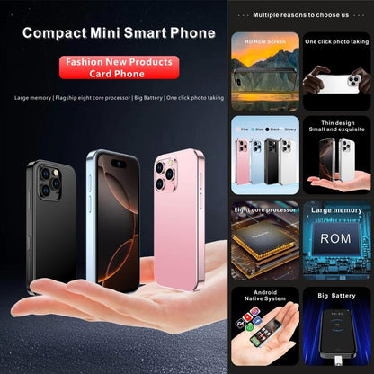 Melrose S17 Max, 4GB+64GB, 3.75 inch Android 12.0 MTK6765 Octa Core, Network: 4G, Dual SIM, Support Google Play(Pink) - Other by MELROSE | Online Shopping UK | buy2fix