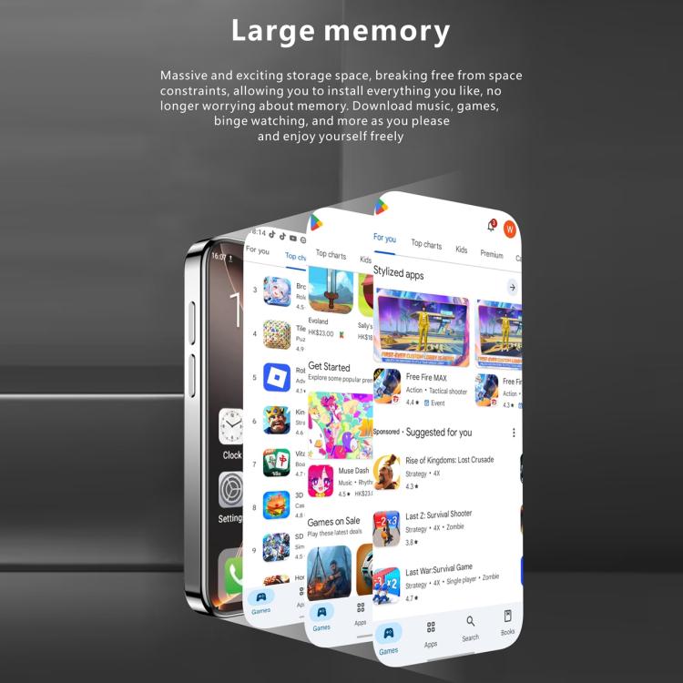 Melrose S17 Max, 4GB+64GB, 3.75 inch Android 12.0 MTK6765 Octa Core, Network: 4G, Dual SIM, Support Google Play(Pink) - Other by MELROSE | Online Shopping UK | buy2fix