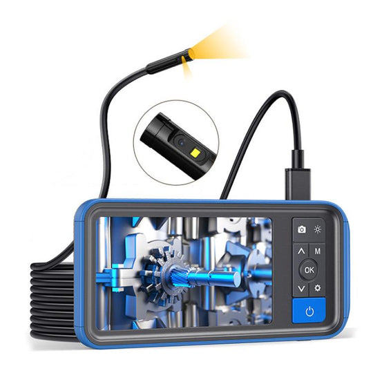 TESLONG MS450 4.5 Inch Large Screen Endoscope Auto Repair Tools, Model:8mm Dual Lens / 3m