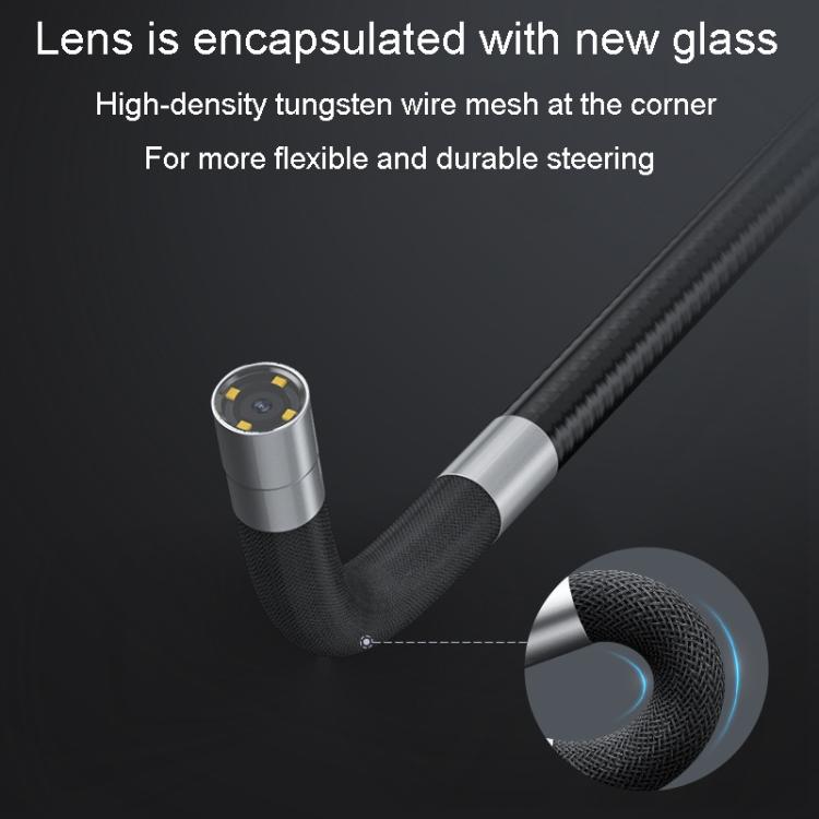 TESLONG TD500 5 Inch HD Large Screen Dual Steering Endoscope 1.55m Length, Model:6.5mm Single Lens -  by TESLONG | Online Shopping UK | buy2fix