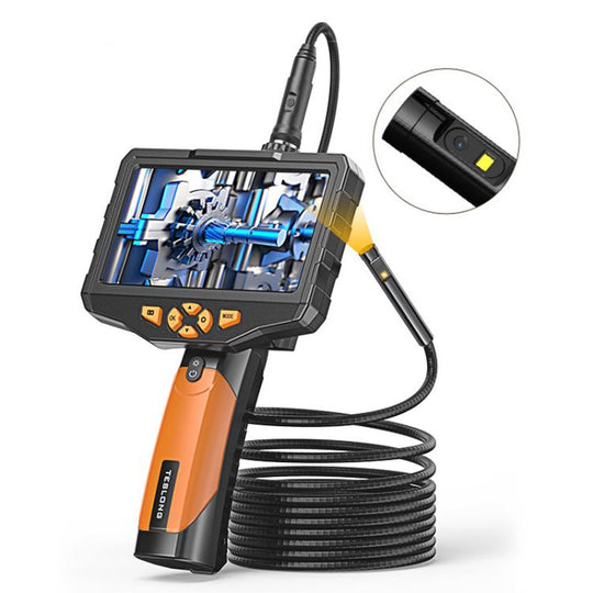 TESLONG NTS300 5 Inch Large Screen Industrial Endoscope Auto Repair Tools, Model:8mm Dual Lens / 5m