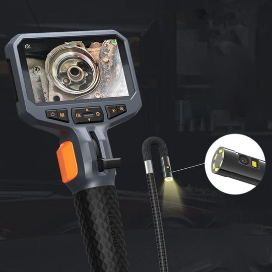TESLONG TD450S 4.5 Inch Screen 210 Degree Bendable Industrial Endoscope 1.55m Length, Model:8.5mm Dual Lens