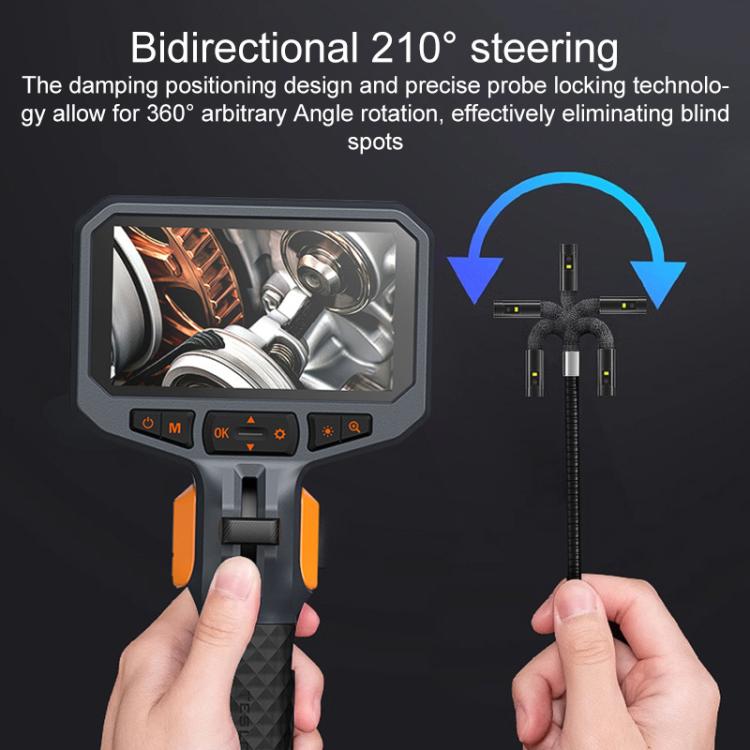 TESLONG TD450S 4.5 Inch Screen 210 Degree Bendable Industrial Endoscope 1.55m Length, Model:8.5mm Single Lens -  by TESLONG | Online Shopping UK | buy2fix