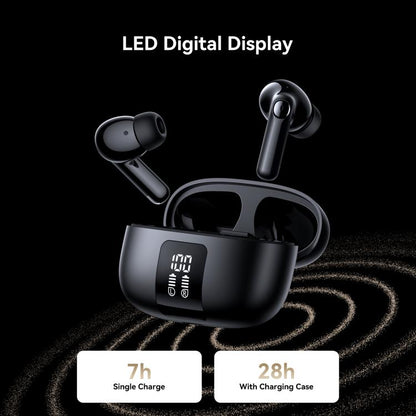 JOYROOM JR-FN3 Funpods Series True Wireless Bluetooth Earphone(Black) - Bluetooth Earphone by JOYROOM | Online Shopping UK | buy2fix