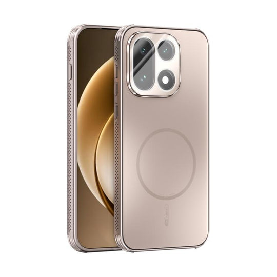 For OnePlus 15 ABEEL Heat Dissipation Frosted MagSafe Phone Case with Lens Film(Rose Gold)