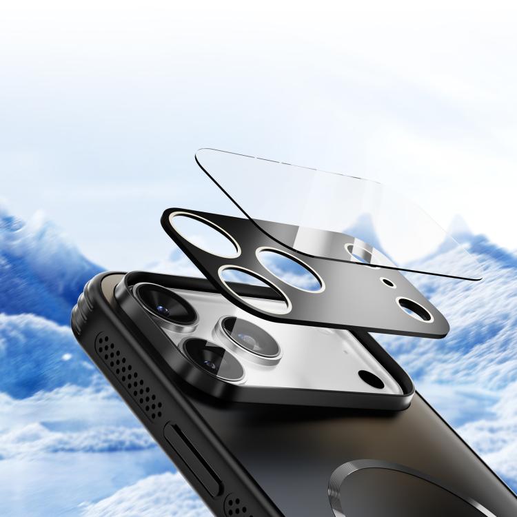 For iPhone 17 Pro ABEEL Heat Dissipation Frosted MagSafe Phone Case with Lens Film(Silver) - iPhone 17 Pro Cases by buy2fix | Online Shopping UK | buy2fix