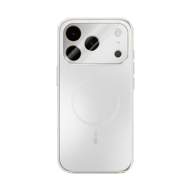 For iPhone 17 Pro ABEEL Heat Dissipation Frosted MagSafe Phone Case with Lens Film(White) - iPhone 17 Pro Cases by buy2fix | Online Shopping UK | buy2fix