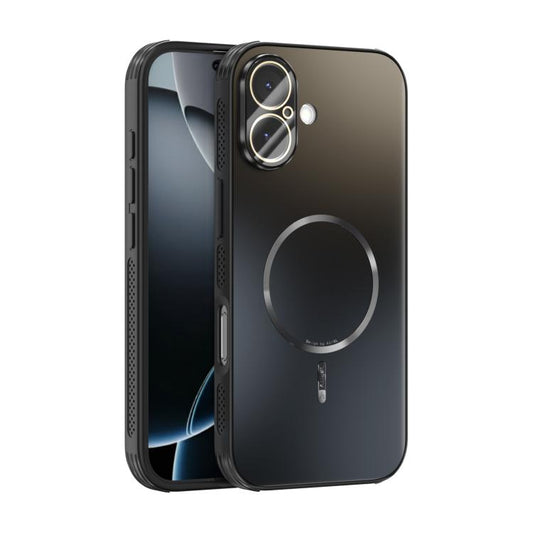For iPhone 17 ABEEL Heat Dissipation Frosted MagSafe Phone Case with Lens Film(Black) - iPhone 17 Cases by buy2fix | Online Shopping UK | buy2fix