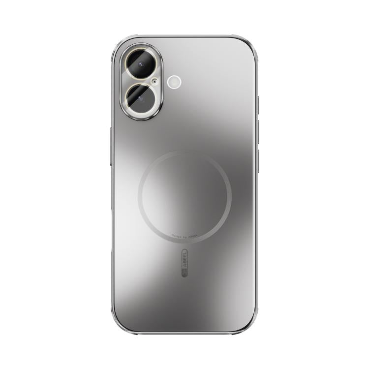 For iPhone 17 ABEEL Heat Dissipation Frosted MagSafe Phone Case with Lens Film(Silver) - iPhone 17 Cases by buy2fix | Online Shopping UK | buy2fix