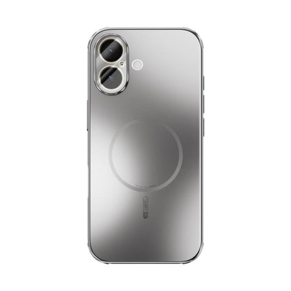 For iPhone 17 ABEEL Heat Dissipation Frosted MagSafe Phone Case with Lens Film(Silver) - iPhone 17 Cases by buy2fix | Online Shopping UK | buy2fix