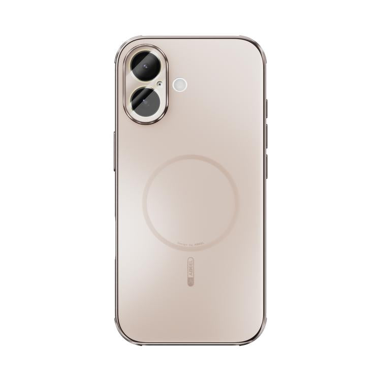 For iPhone 17 ABEEL Heat Dissipation Frosted MagSafe Phone Case with Lens Film(Rose Gold) - iPhone 17 Cases by buy2fix | Online Shopping UK | buy2fix