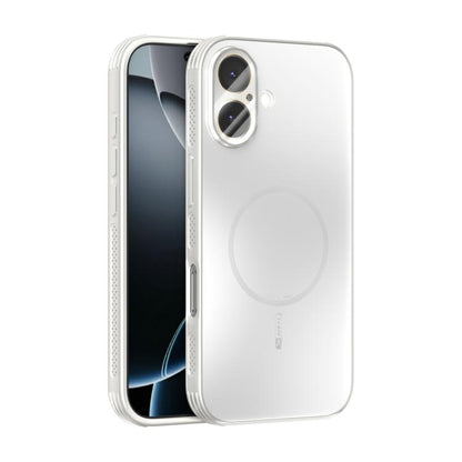 For iPhone 17 ABEEL Heat Dissipation Frosted MagSafe Phone Case with Lens Film(White) - iPhone 17 Cases by buy2fix | Online Shopping UK | buy2fix