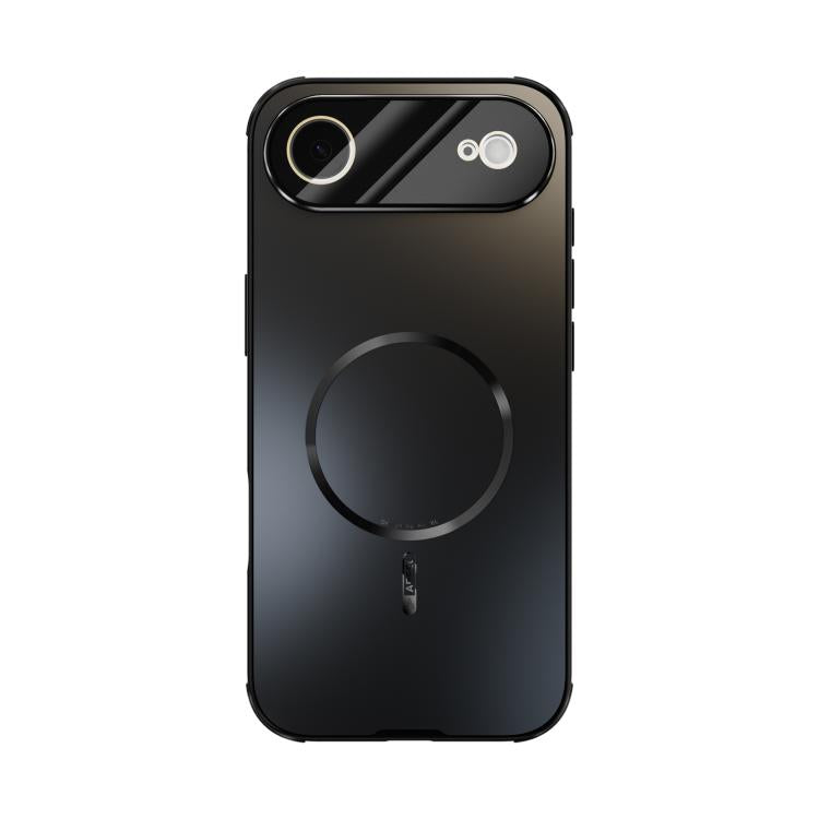 For iPhone Air ABEEL Heat Dissipation Frosted MagSafe Phone Case with Lens Film(Black) - iPhone Air Cases by buy2fix | Online Shopping UK | buy2fix