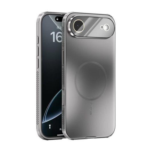 For iPhone Air ABEEL Heat Dissipation Frosted MagSafe Phone Case with Lens Film(Silver) - iPhone Air Cases by buy2fix | Online Shopping UK | buy2fix