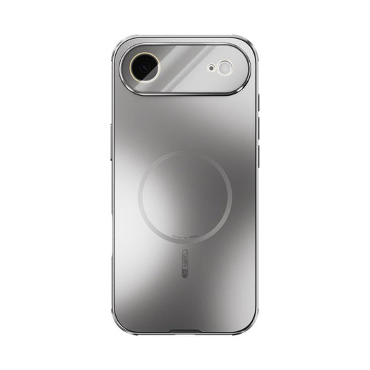 For iPhone Air ABEEL Heat Dissipation Frosted MagSafe Phone Case with Lens Film(Silver) - iPhone Air Cases by buy2fix | Online Shopping UK | buy2fix