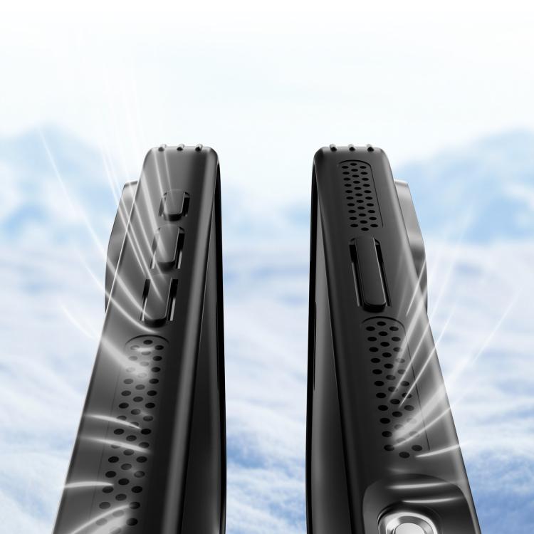 For iPhone Air ABEEL Heat Dissipation Frosted MagSafe Phone Case with Lens Film(Dark Blue) - iPhone Air Cases by buy2fix | Online Shopping UK | buy2fix