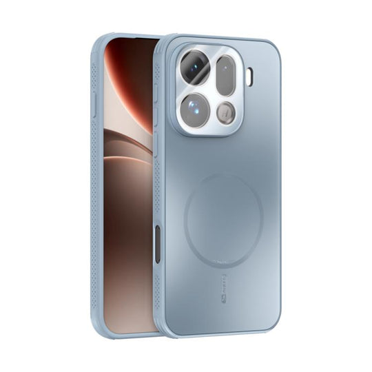 For OPPO Find X9 Pro ABEEL Heat Dissipation Frosted MagSafe Phone Case with Lens Film(Light Blue)