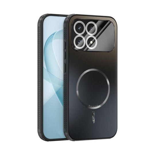For Redmi K90/Poco F8 Pro ABEEL Heat Dissipation Frosted MagSafe Phone Case with Lens Film(Black)