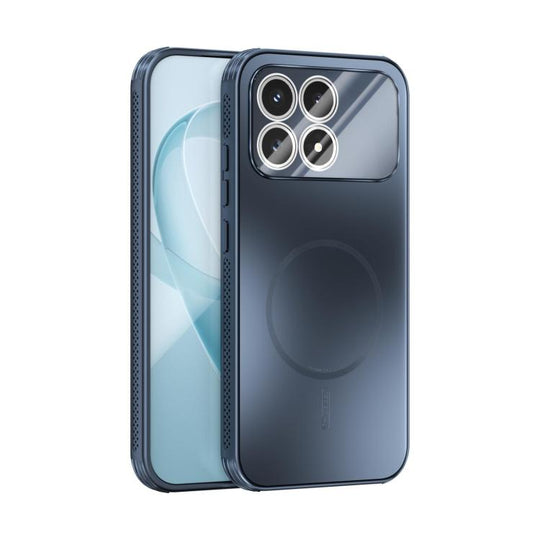 For Redmi K90/Poco F8 Pro ABEEL Heat Dissipation Frosted MagSafe Phone Case with Lens Film(Dark Blue)