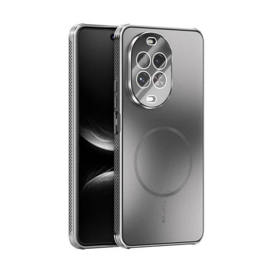 For Huawei nova 14 Pro ABEEL Heat Dissipation Frosted MagSafe Phone Case with Lens Film(Silver)
