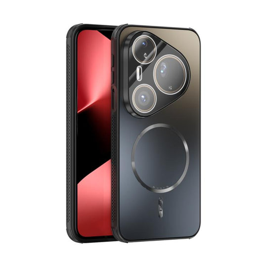 For Huawei Pura 80 Ultra 5G ABEEL Heat Dissipation Frosted MagSafe Phone Case with Lens Film(Black)