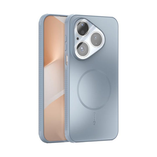 For Huawei Pura 80 5G ABEEL Heat Dissipation Frosted MagSafe Phone Case with Lens Film(Light Blue)