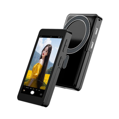 RK-X40P Mobile Phone MagSafe Magnetic Rear Selfie Projector with Stand(Black) - Others Accessories by buy2fix | Online Shopping UK | buy2fix