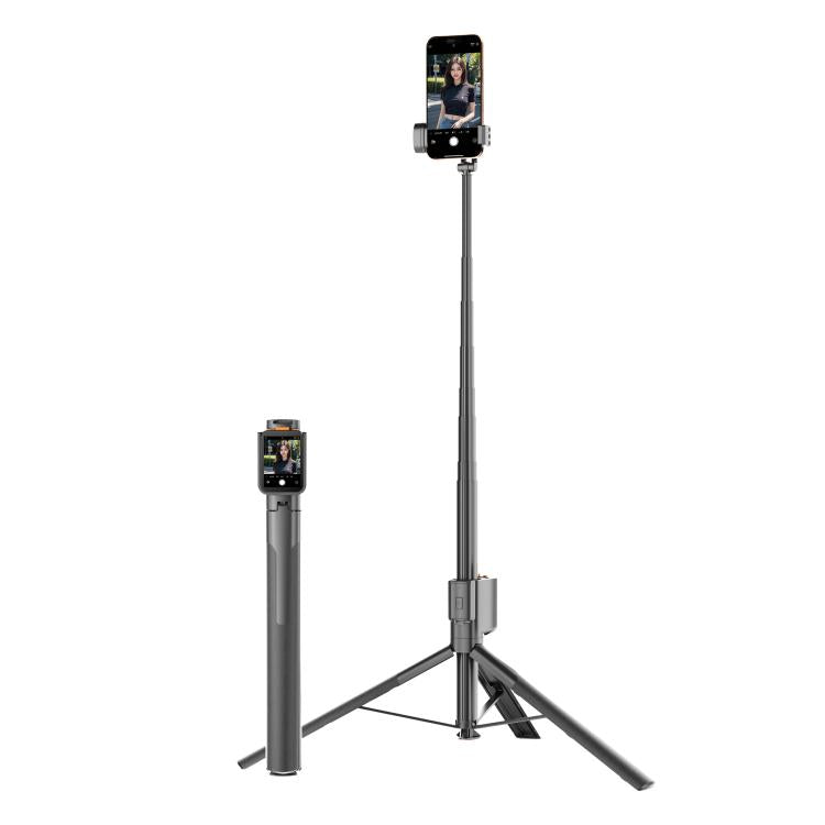 RK-X40W Integrated Floor Standing Screen Projector Selfie Stick(Black) - Selfie Sticks by buy2fix | Online Shopping UK | buy2fix