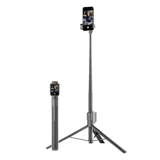 RK-X40W Integrated Floor Standing Screen Projector Selfie Stick(Black) - Selfie Sticks by buy2fix | Online Shopping UK | buy2fix