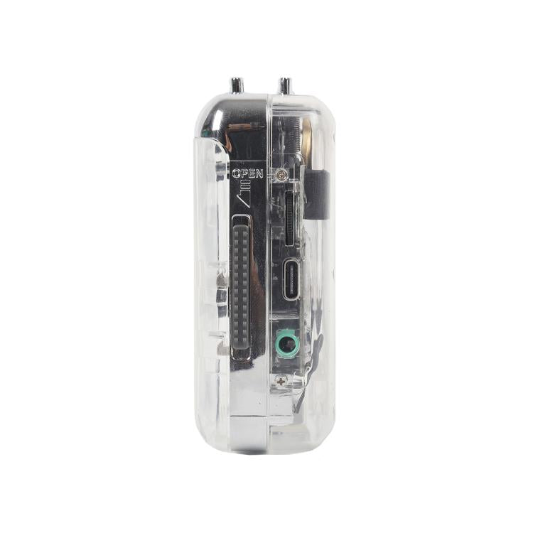 Tonivent TON010B Copper Flywheel Tape Converter Type-C Cassette to MP3 Player(Transparent) - Tape Converter by buy2fix | Online Shopping UK | buy2fix