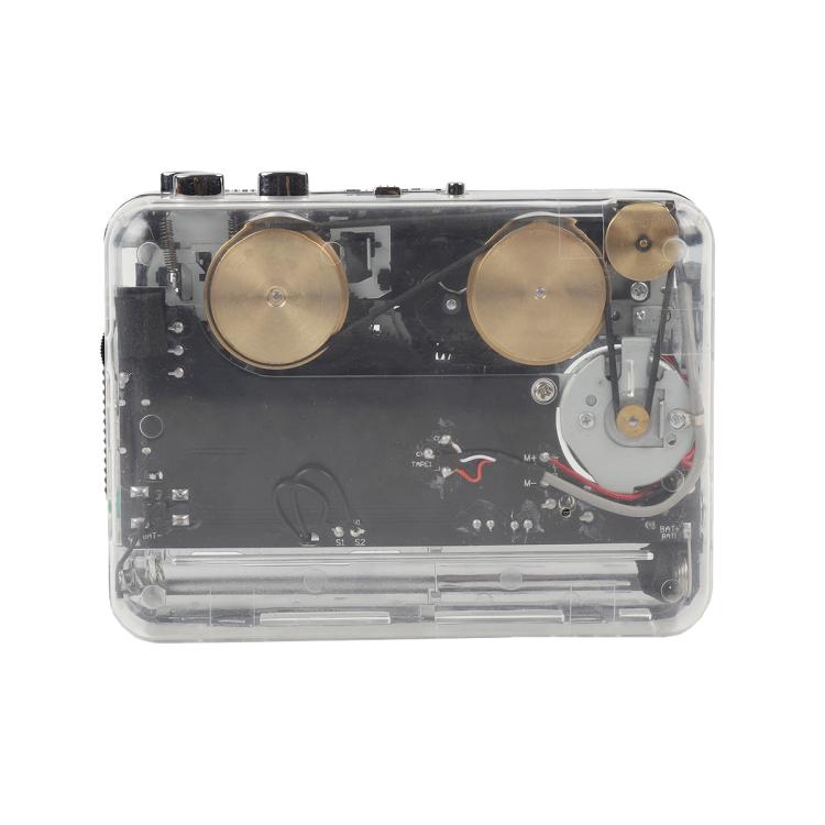 Tonivent TON010B Copper Flywheel Tape Converter Type-C Cassette to MP3 Player(Transparent) - Tape Converter by buy2fix | Online Shopping UK | buy2fix